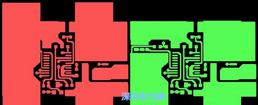 此操作可使文件中大部分的焊盤輸出后仍為焊盤，不會成為線性焊盤，并且不會產生像下圖一樣的短路情況